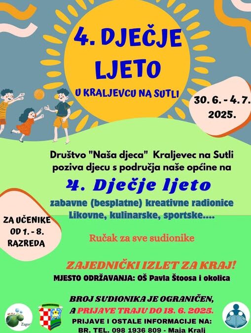 Počinje 4. Dječje ljeto