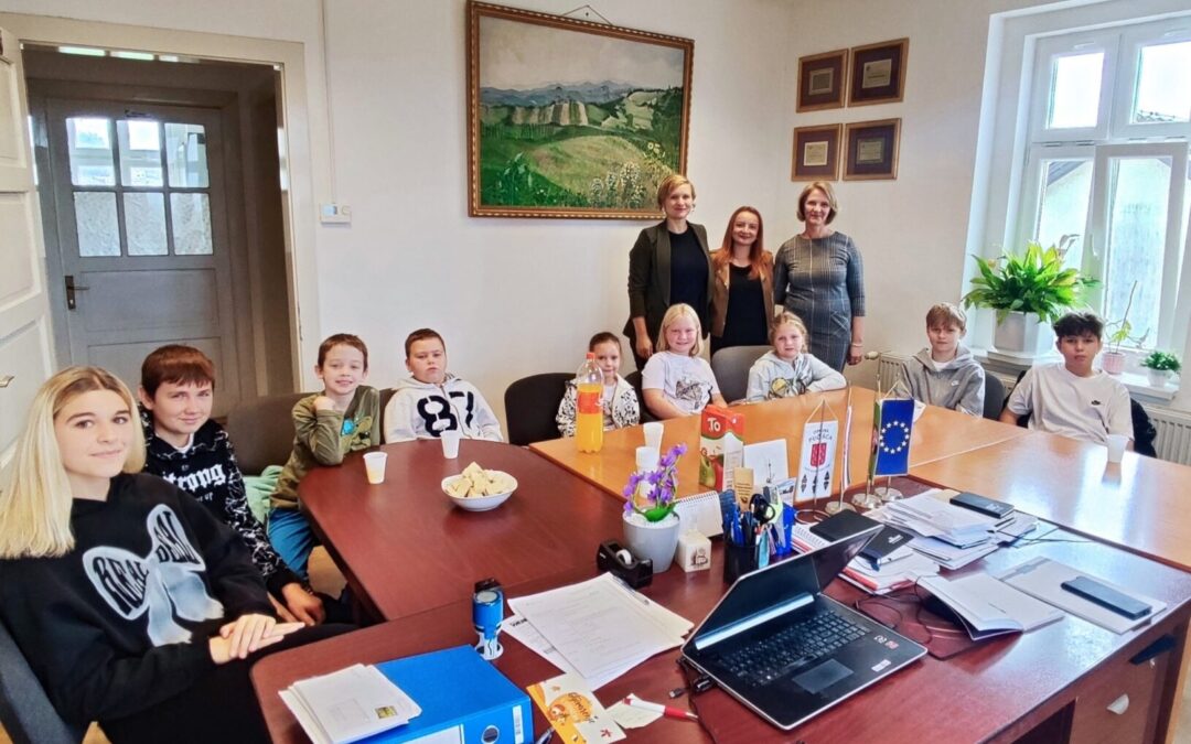 Vijeće učenika na sastanku s načelnicom