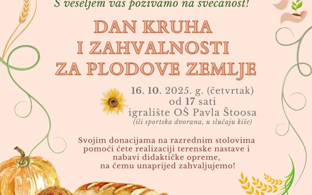 Dan kruha i zahvalnosti za plodove zemlje