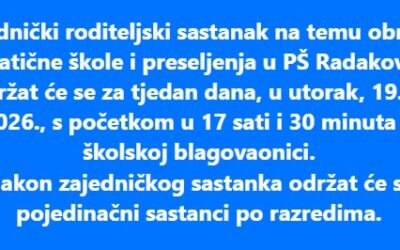 Skupni roditeljski sastanak