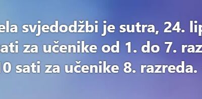 Podjela svjedodžbi